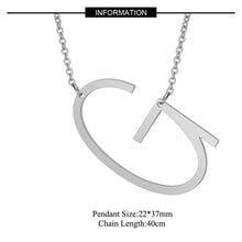 Load image into Gallery viewer, Large Initials Necklace
