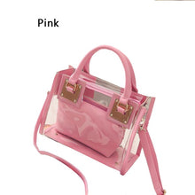 Load image into Gallery viewer, Transparent/Jelly PVC  shoulder bag
