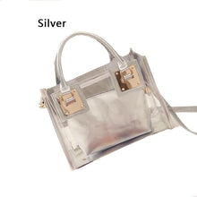 Load image into Gallery viewer, Transparent/Jelly PVC  shoulder bag
