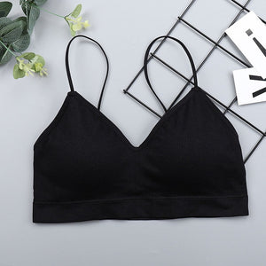 Elastic Gathering Bralette Tube Top