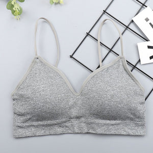 Elastic Gathering Bralette Tube Top