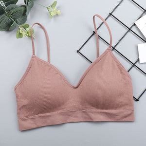 Elastic Gathering Bralette Tube Top