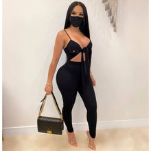 Load image into Gallery viewer, Chic Straps Tied-Front Jumpsuits
