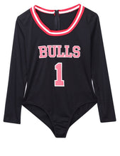 Load image into Gallery viewer, Casual Long Sleeve Bulls body Suit Tops
