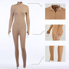 Load image into Gallery viewer, Autumn Turtleneck Skinny Casual playsuit
