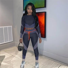 Load image into Gallery viewer, Fall Two Piece/Color  Tracksuit
