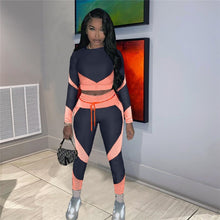 Load image into Gallery viewer, Fall Two Piece/Color  Tracksuit
